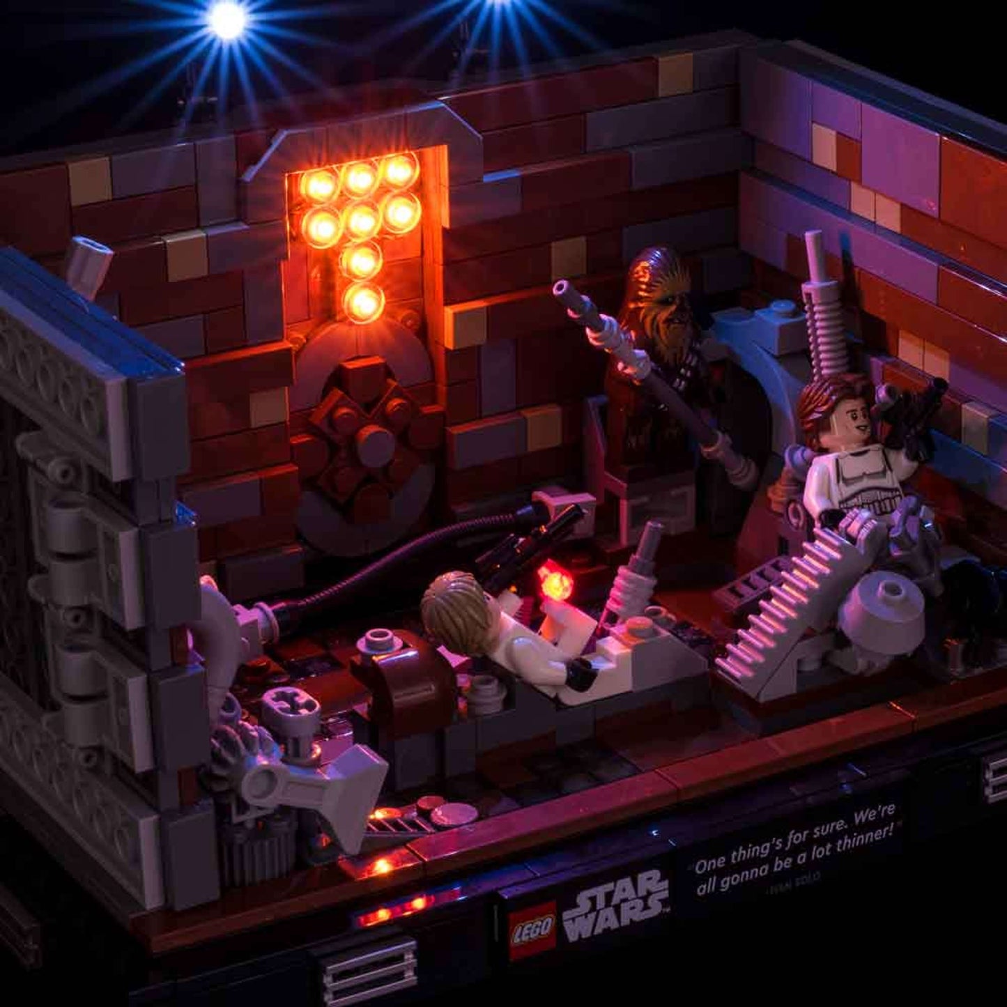 1.0 Light Kit for LEGO Death Star Trash Compactor Diorama #75339
