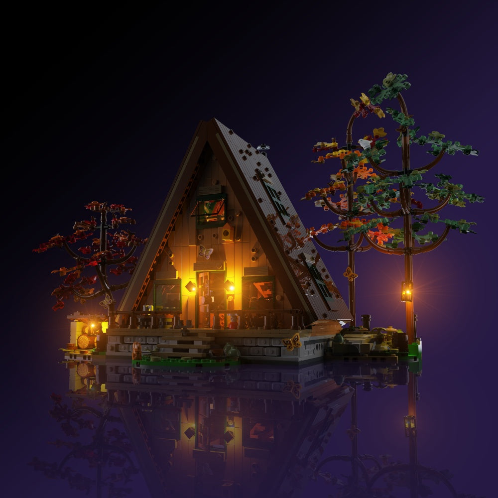 LMB 2.0 Light Kit for LEGO A-Frame Cabin #21338 | Light My Bricks – CA
