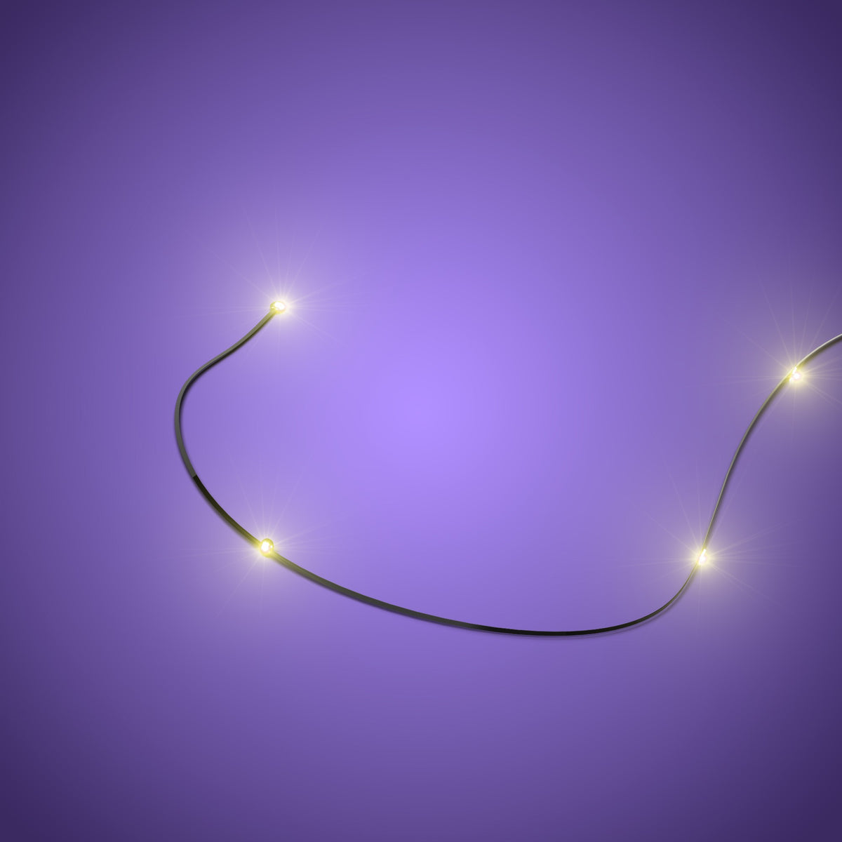Astro Light String Rotating Sequence Effect 4 LEDs - Warm White 15cm