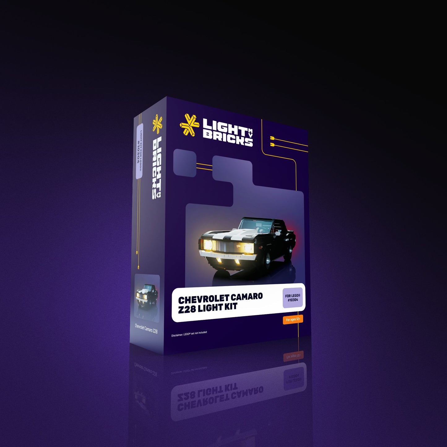 Light Kit for LEGO® Chevrolet Camaro Z28 #10304