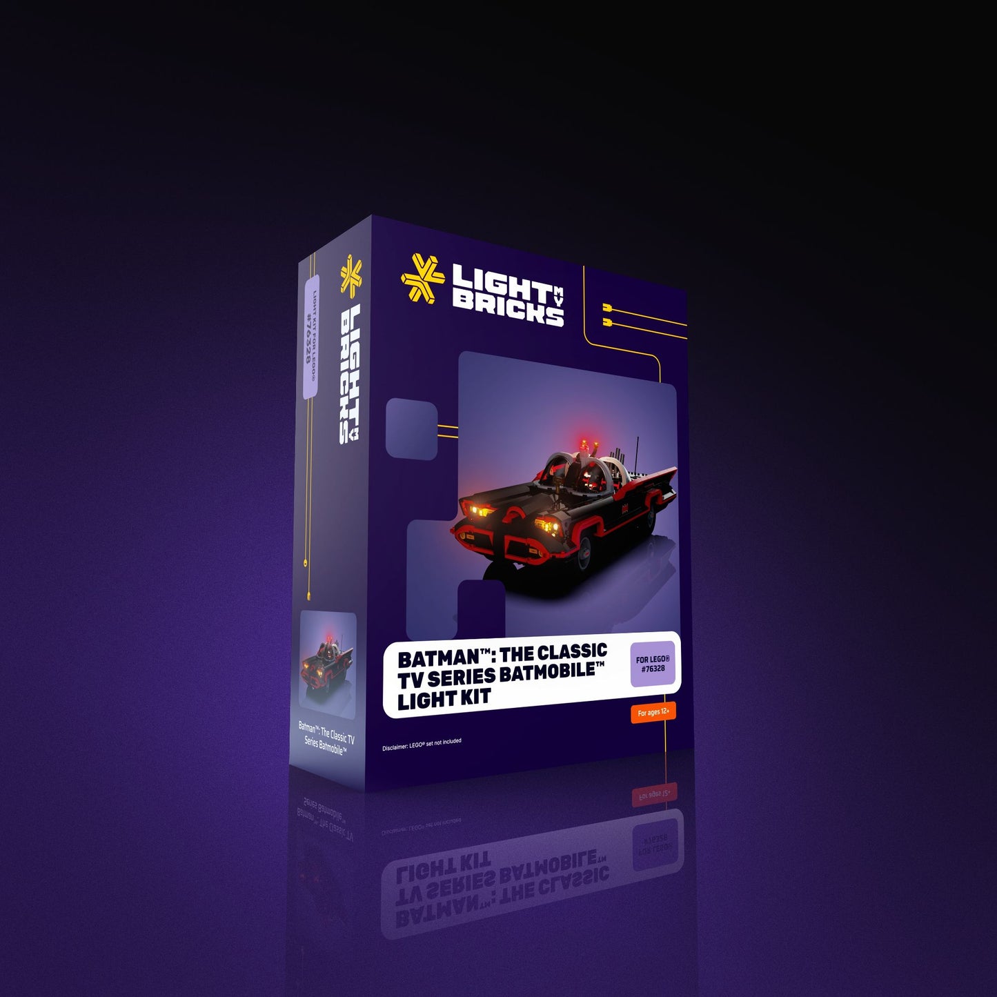 Light Kit for LEGO® DC: Batman The Classic TV Series Batmobile #76328