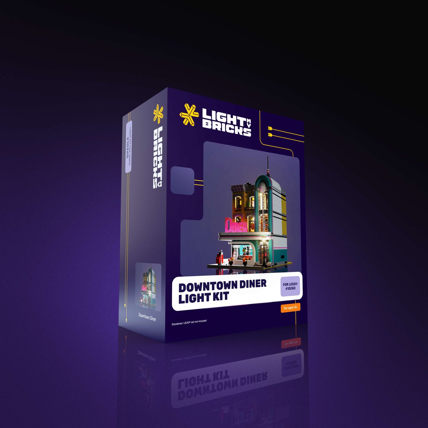 Light Kit for LEGO® Downtown Diner #10260