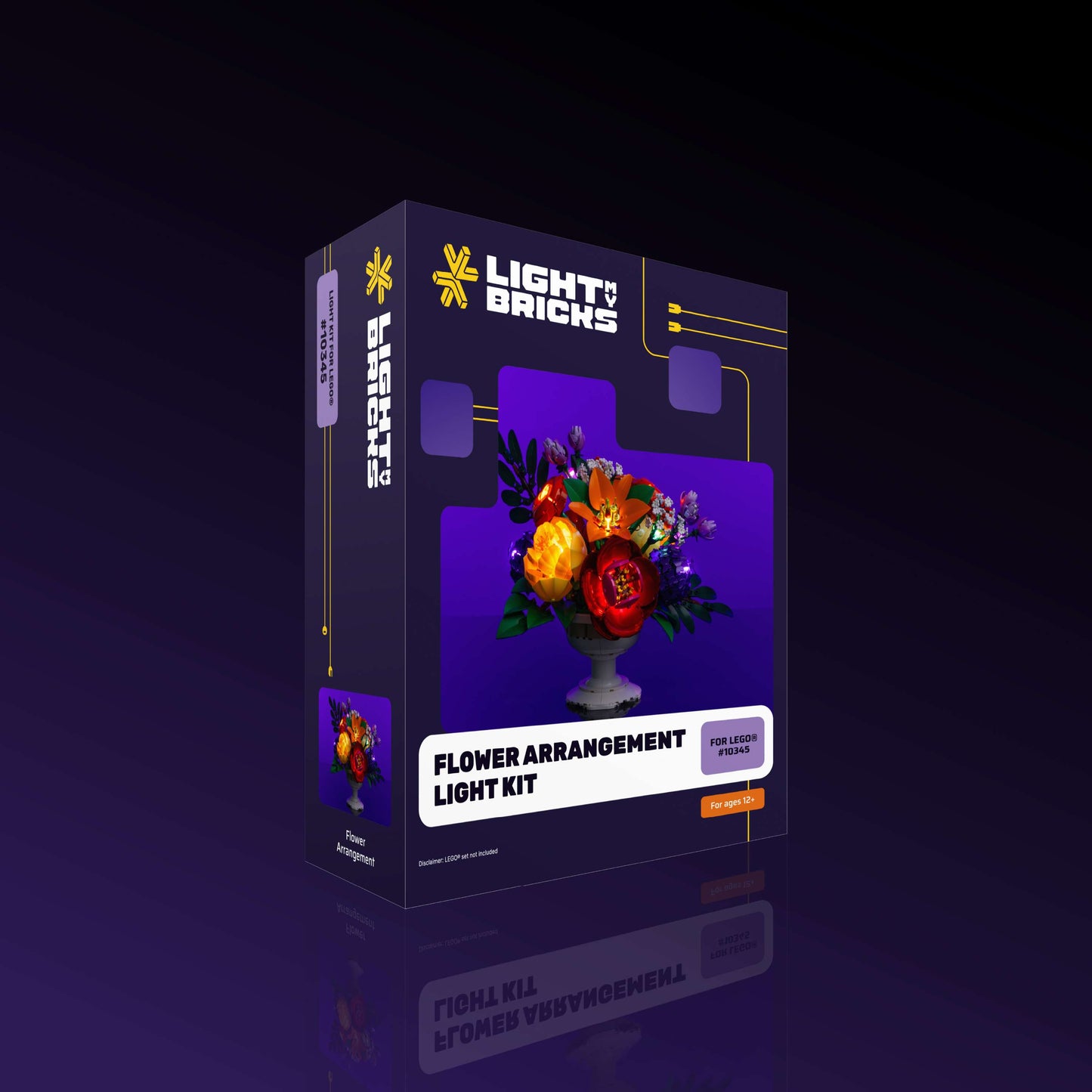 Light Kit for LEGO® Flower Arrangement #10345