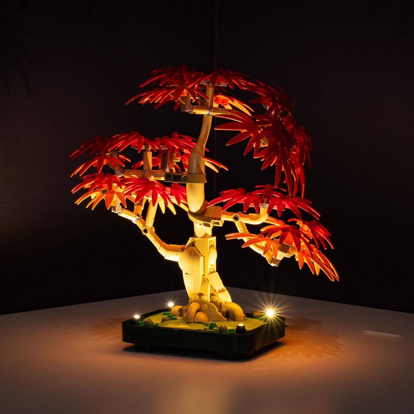 LEGO® Japanese Red Maple Bonsai Tree #10348 DIY Light Bundle
