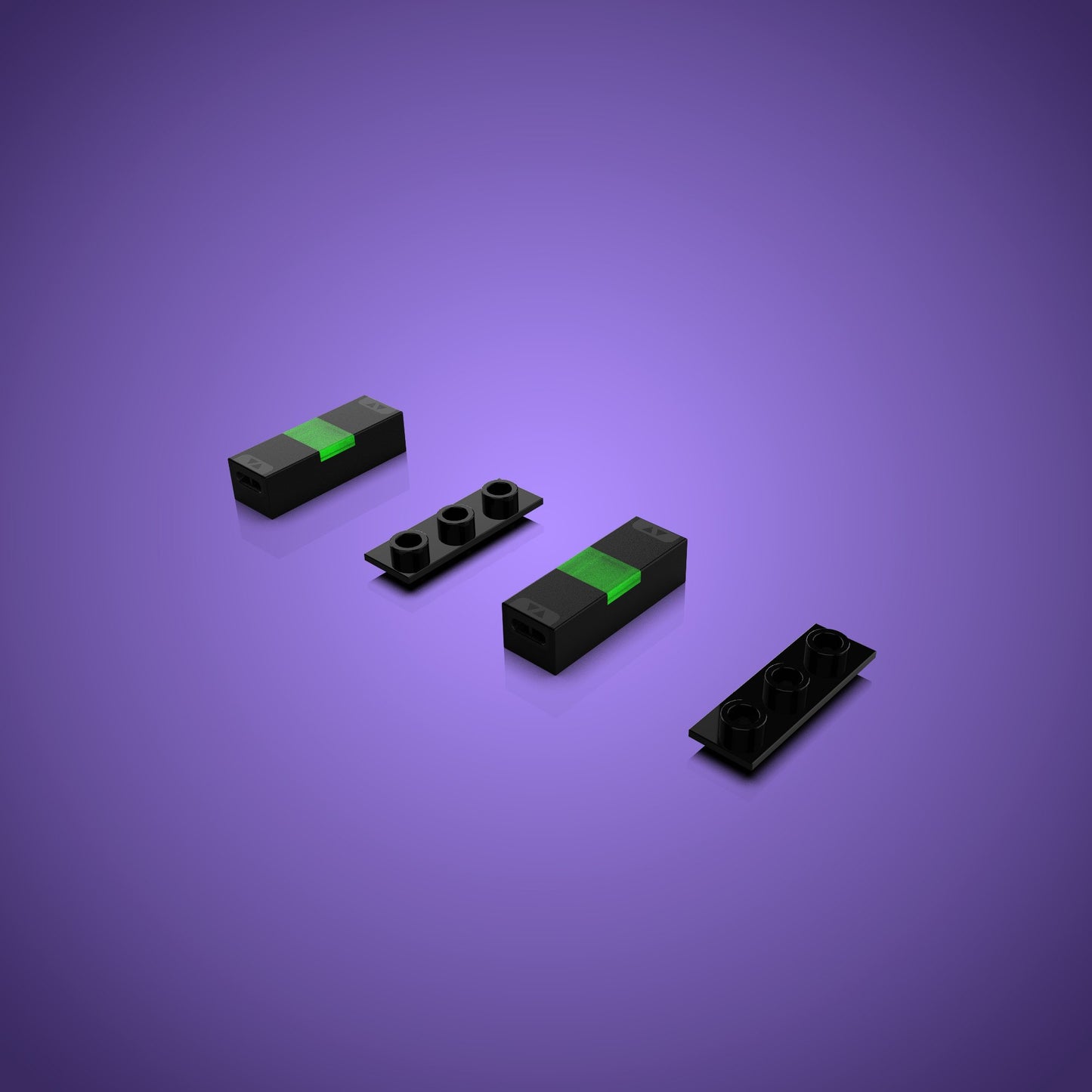 Meteor Light Micro - Green (2 Pack)