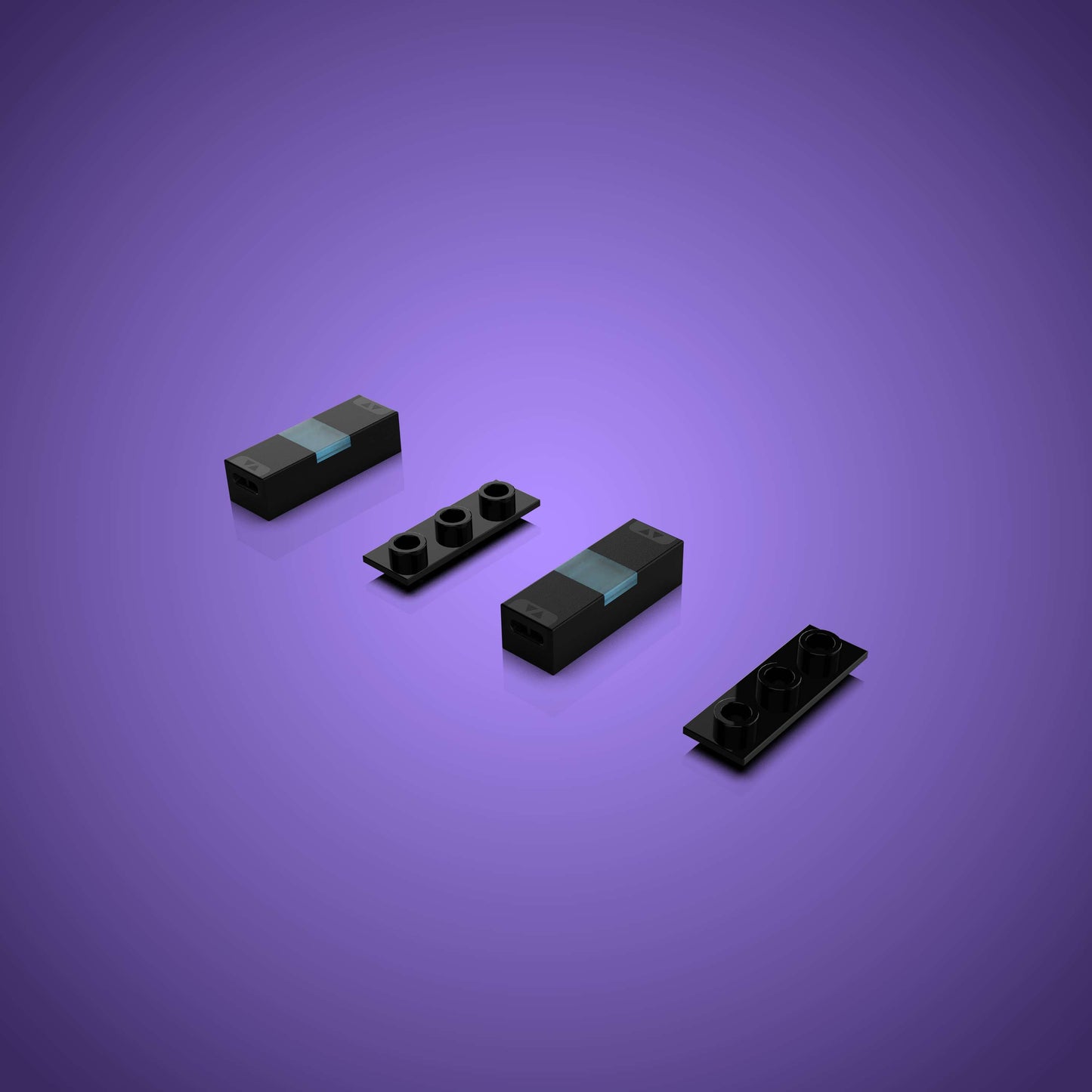 Meteor Light Micro - Light Blue (2 Pack)