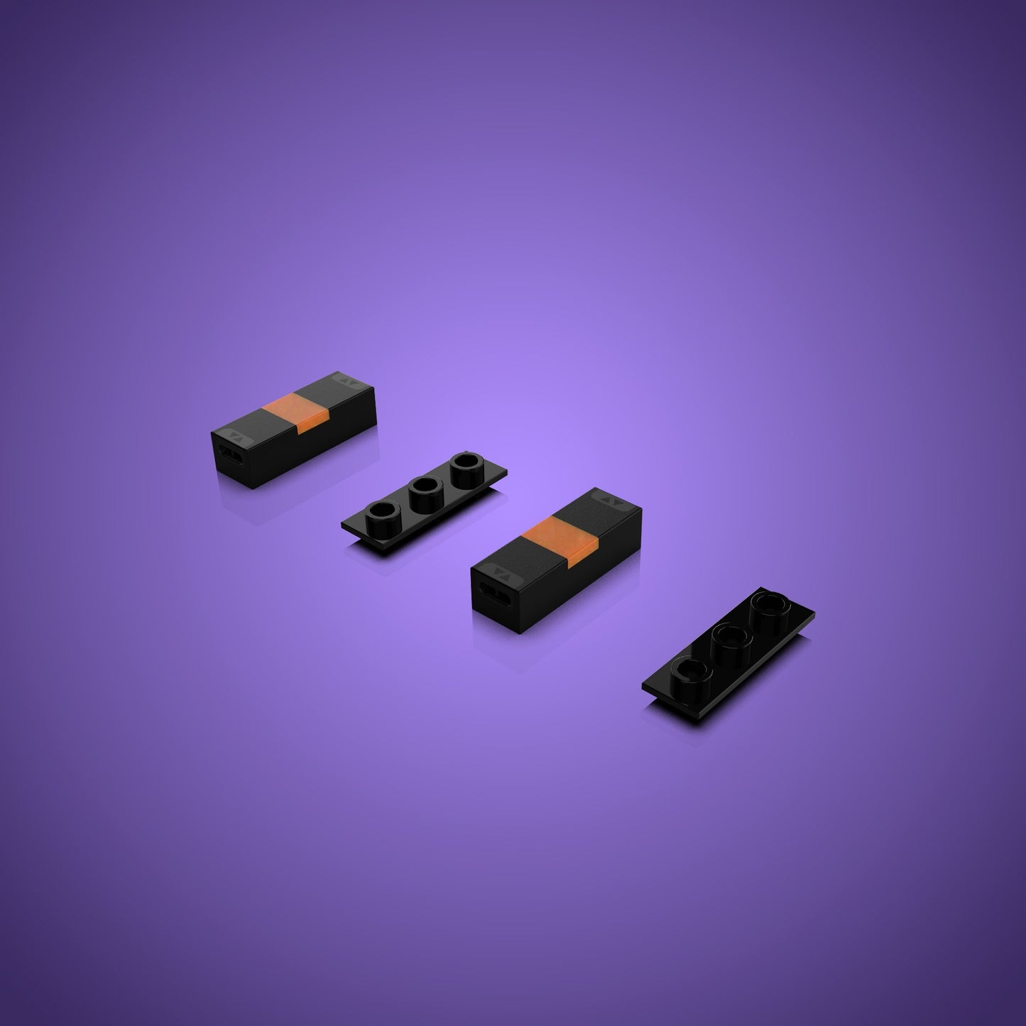 Meteor Light Micro - Orange (2 Pack)