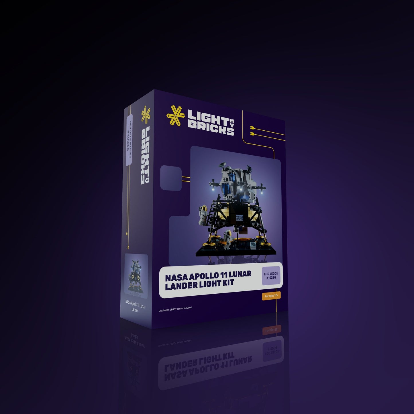 Light Kit for LEGO® NASA Apollo 11 Lunar Lander #10266