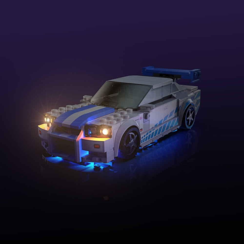 LMB 2.0 Light Kit for LEGO Speed Champions 2 Fast 2 Furious Nissan