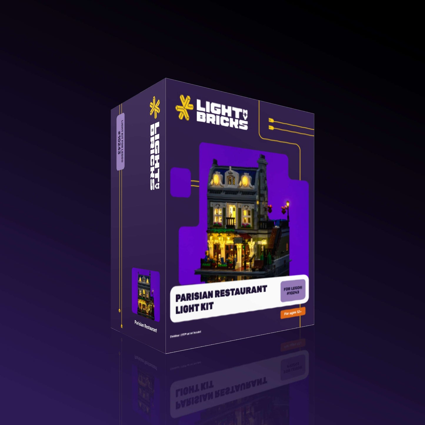 Light Kit for LEGO® Parisian Restaurant #10243