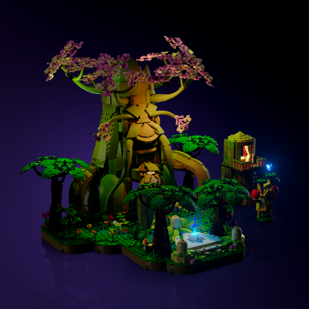 LMB 2.0 Light Kit for LEGO® The Legend of Zelda Great Deku Tree 2-in-1 #77092