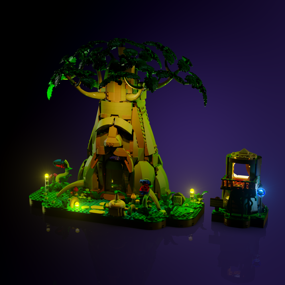 LMB 2.0 Light Kit for LEGO® The Legend of Zelda Great Deku Tree 2-in-1 #77092
