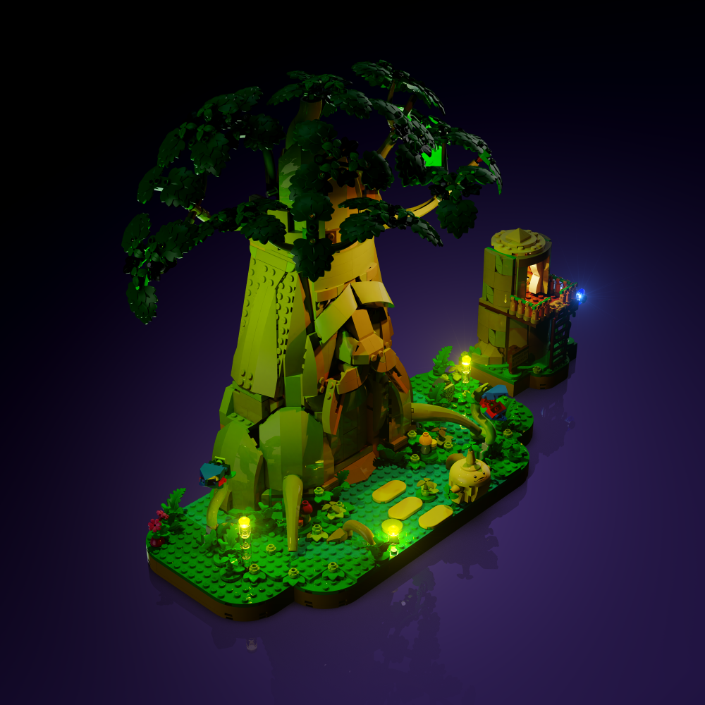 LMB 2.0 Light Kit for LEGO® The Legend of Zelda Great Deku Tree 2-in-1 #77092