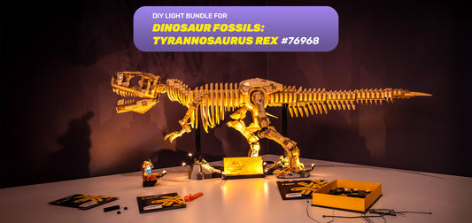 DIY Light Bundle for LEGO® Dinosaur Fossils Tyrannosaurus Rex #76968