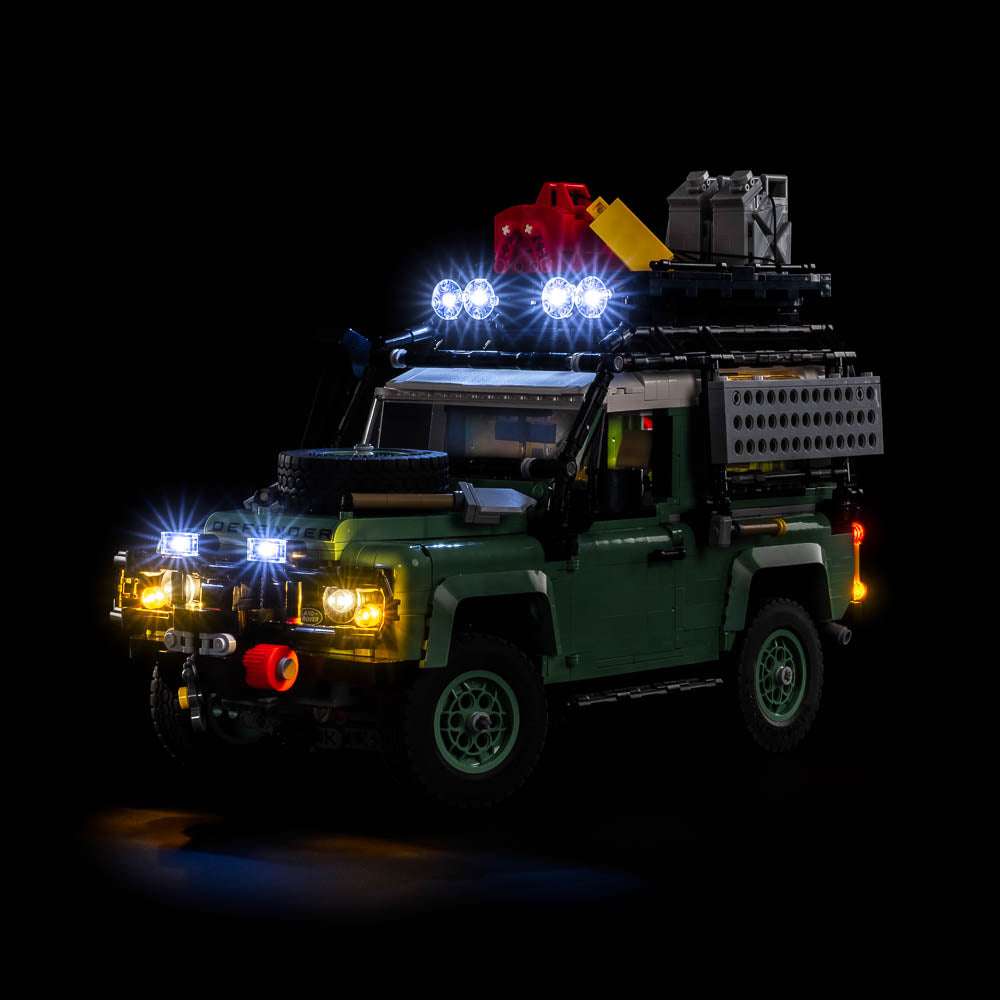 Land Rover Classic Defender 90 10317 Light Kit LEGO Light Kit Light My Bricks