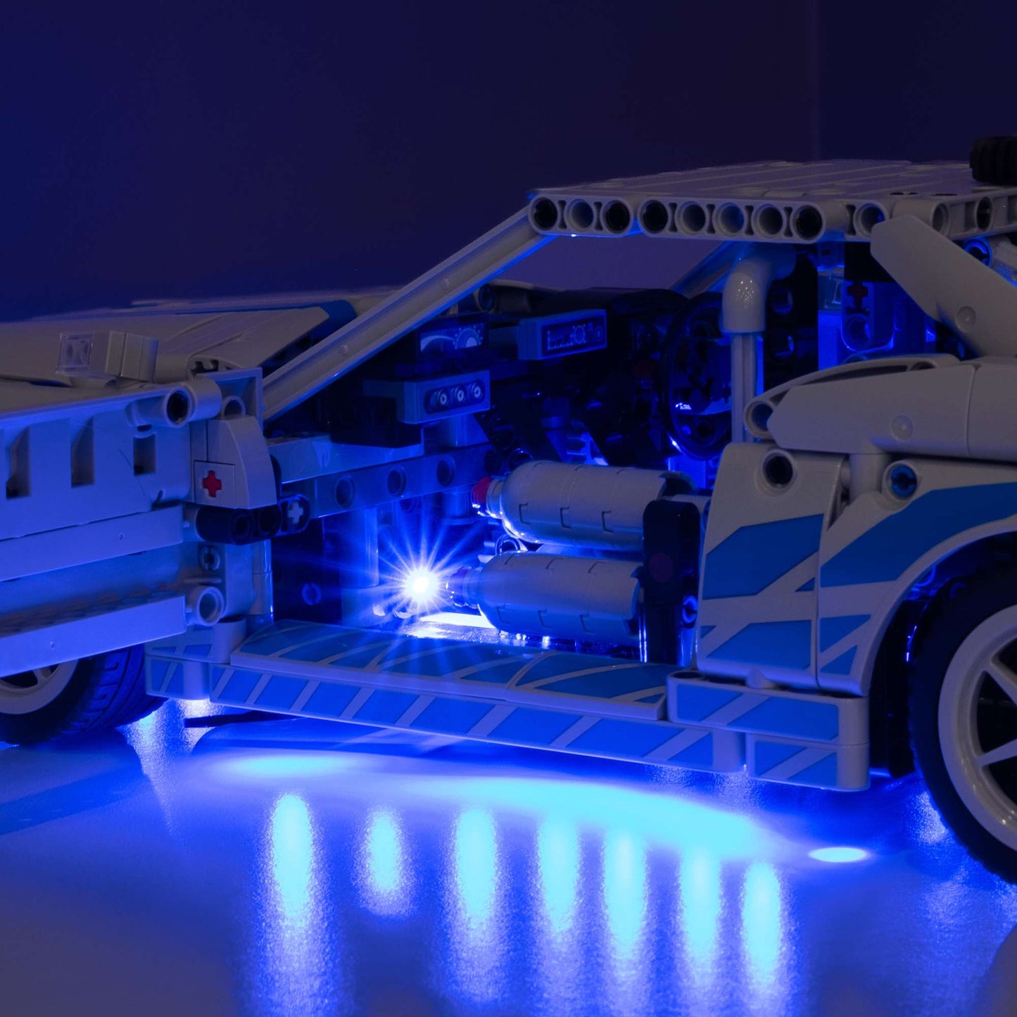 LEGO® 2 Fast 2 Furious Nissan Skyline GT-R (R34) Car #42210 DIY Light Bundle