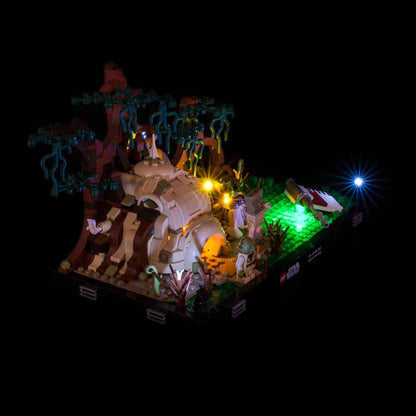 1.0 Light Kit for LEGO Dagobah Jedi Training Diorama #75330