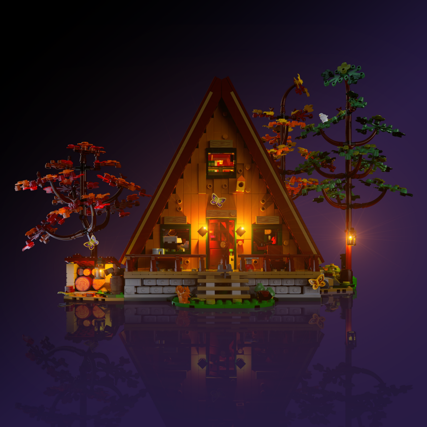 Light Kit for LEGO® A-Frame Cabin #21338