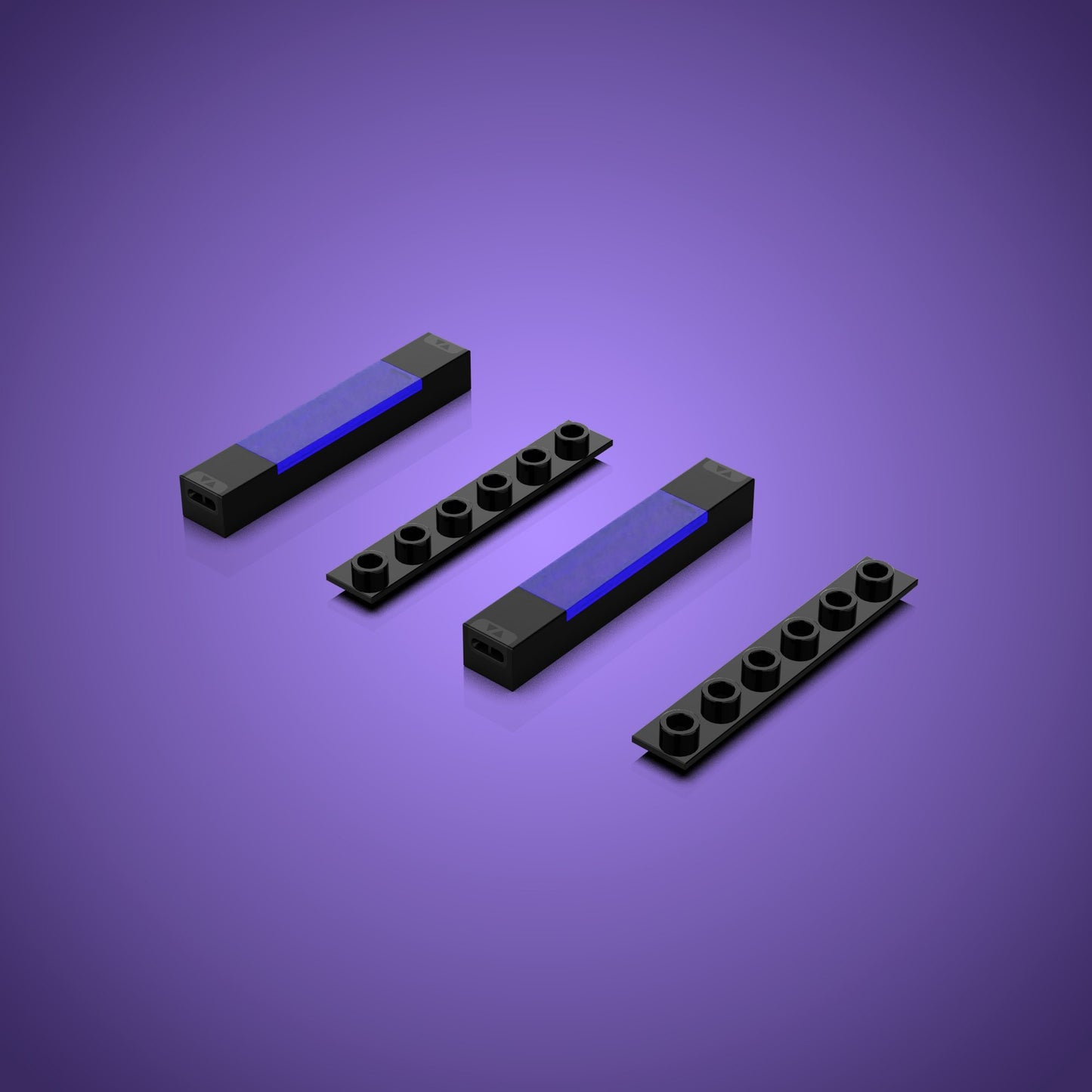 Meteor Light - Purple (2 Pack)