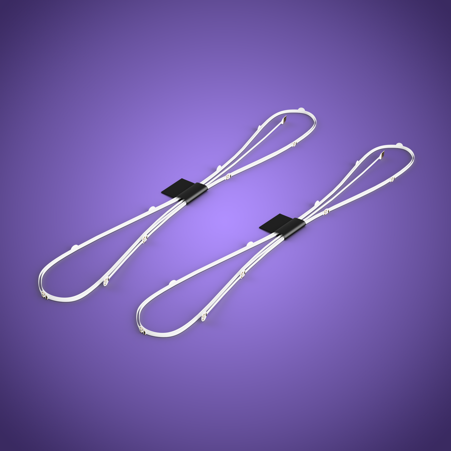 Astro Light String 10 LEDs (White) - Multi Colour 30cm (2 Pack)