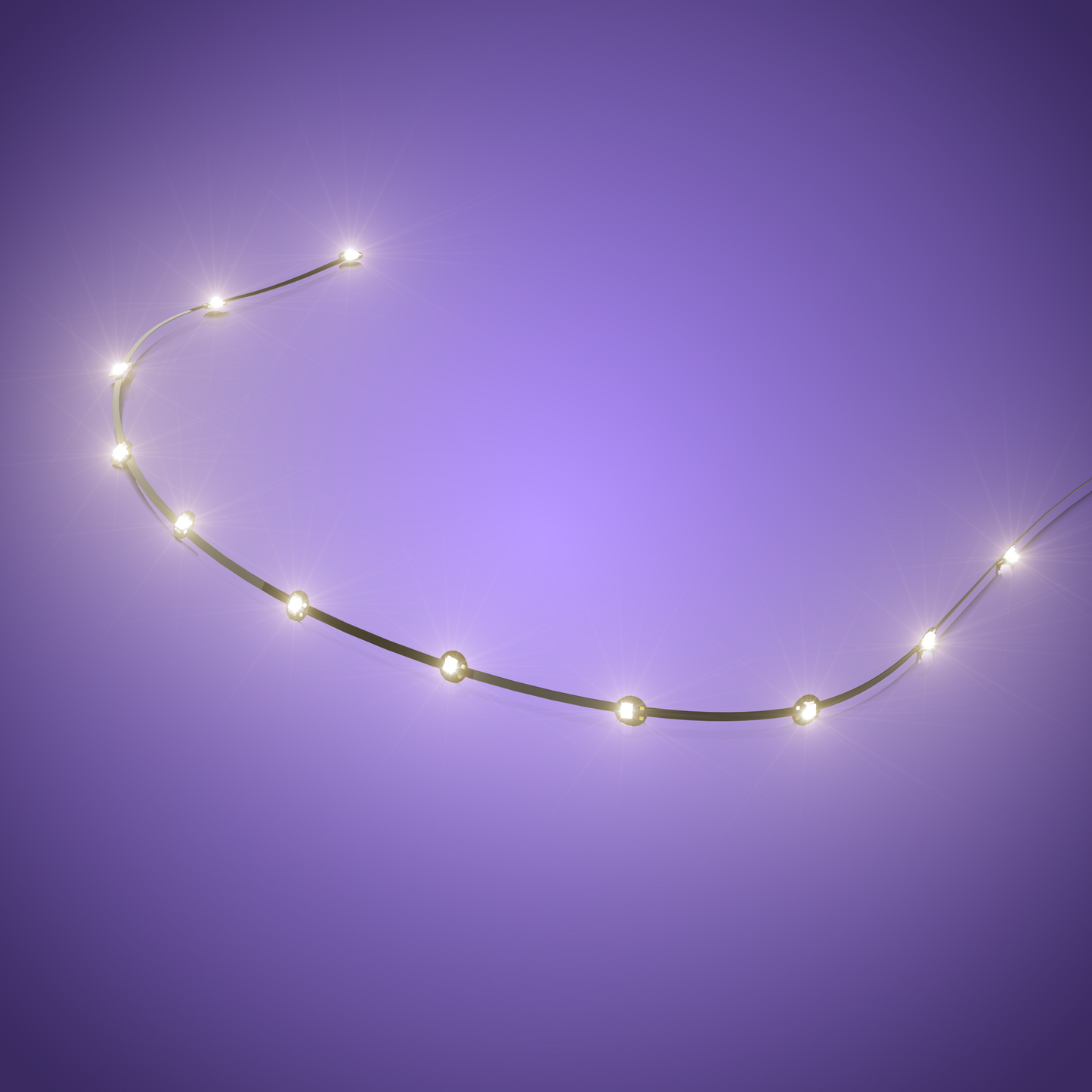 Astro Light String 11 LEDs - Warm White 15cm