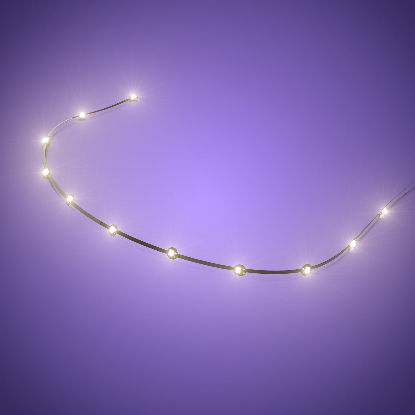Astro Light String 11 LEDs - Warm White 30cm