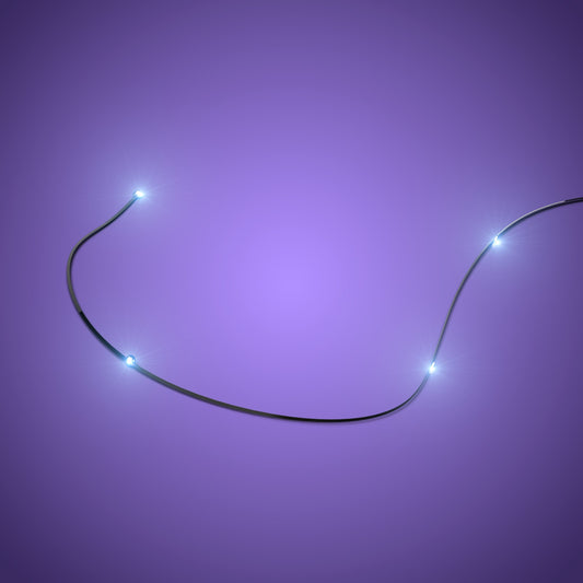 Astro Light String Rotating Sequence Effect 4 LEDs - Cool White 30cm