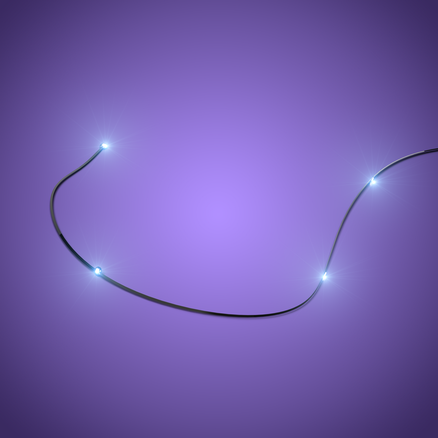 Astro Light String Rotating Sequence Effect 4 LEDs - Cool White 30cm