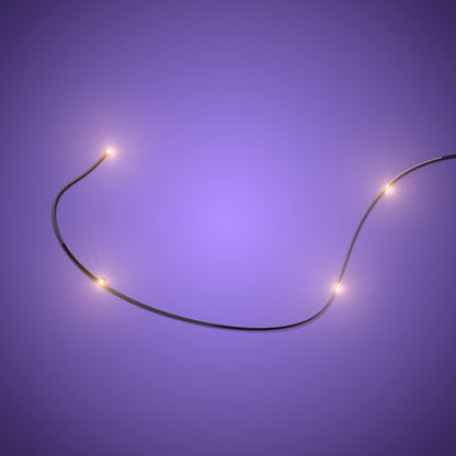 Astro Light String Flicker Effect 4 LEDs - Warm White 30cm (2 Pack)