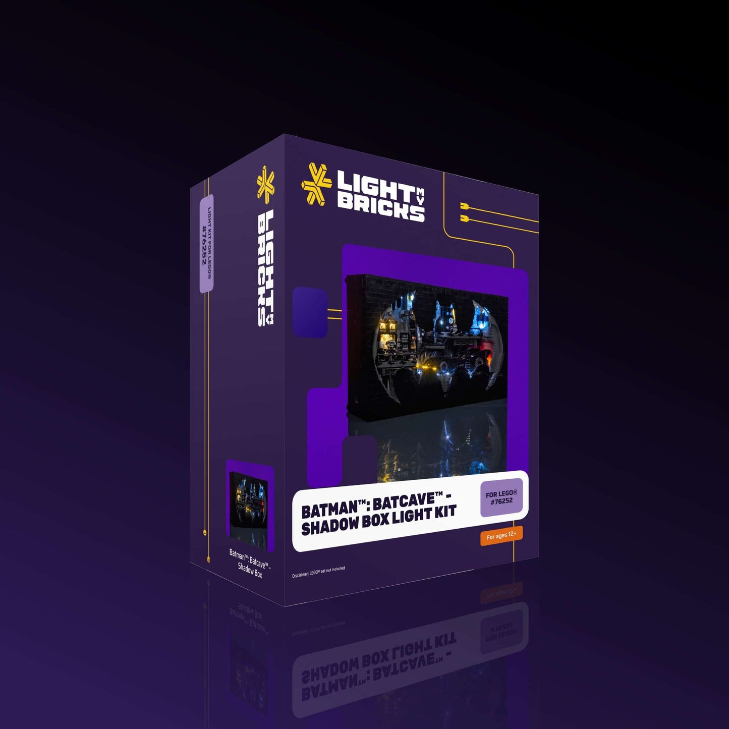 Light Kit for LEGO® Batcave™ –  Shadow Box #76252