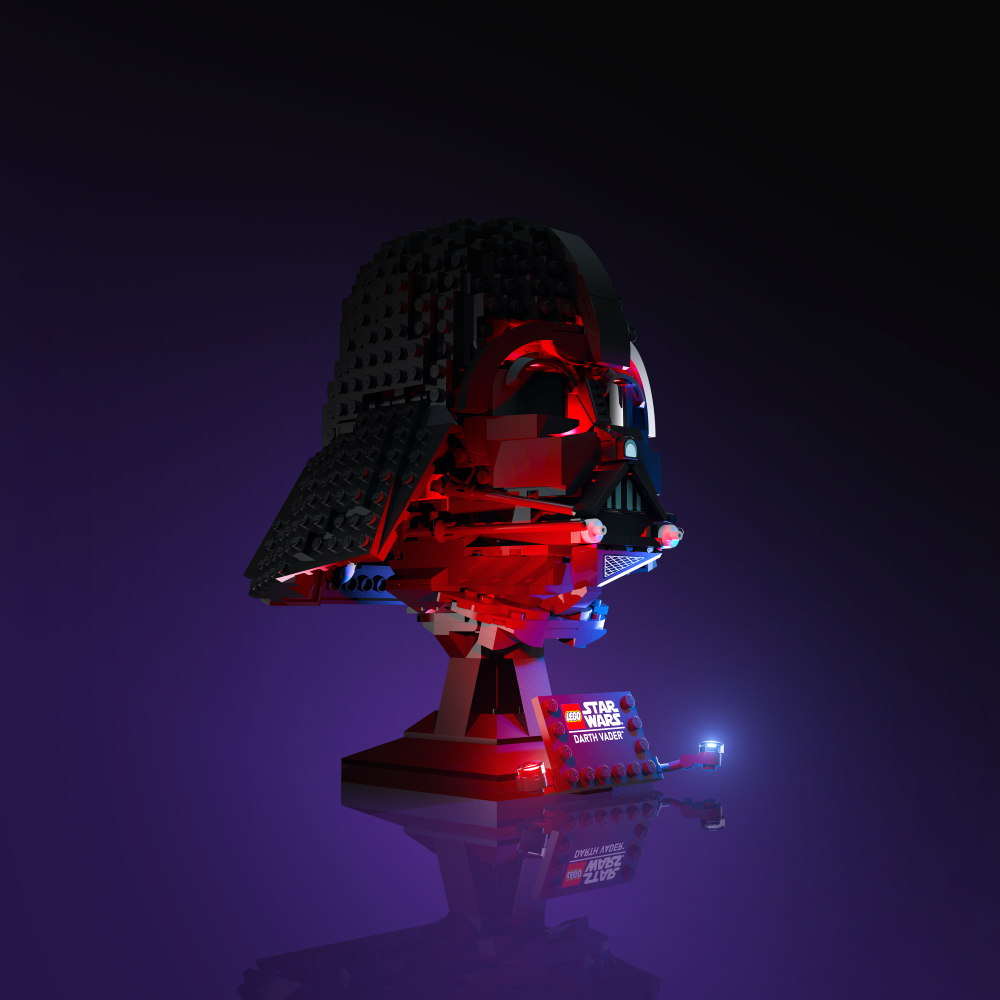 Star wars darth vader helmet lego sale