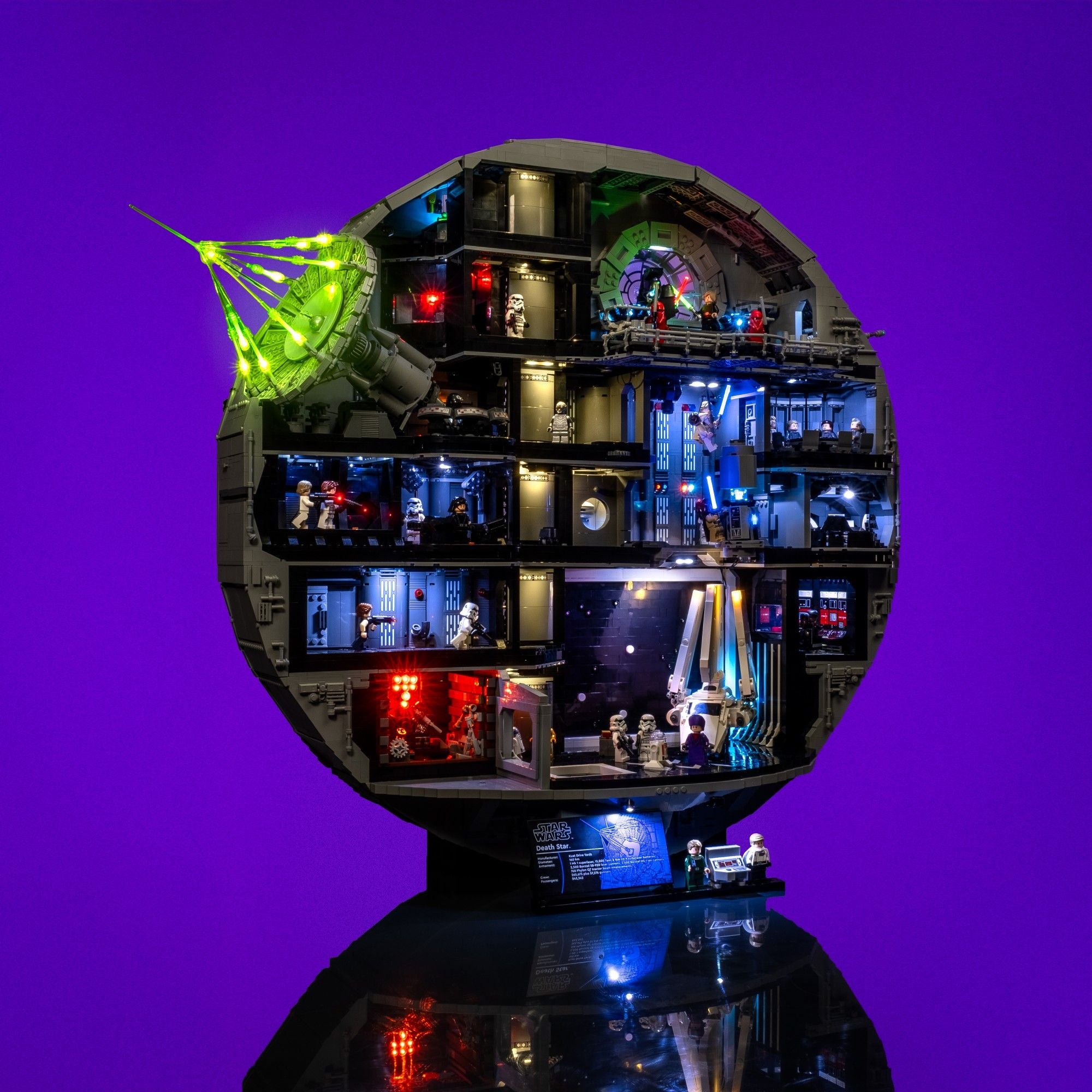 Light Kit for LEGO® Death Star™ #75419 | Light My Bricks – CA