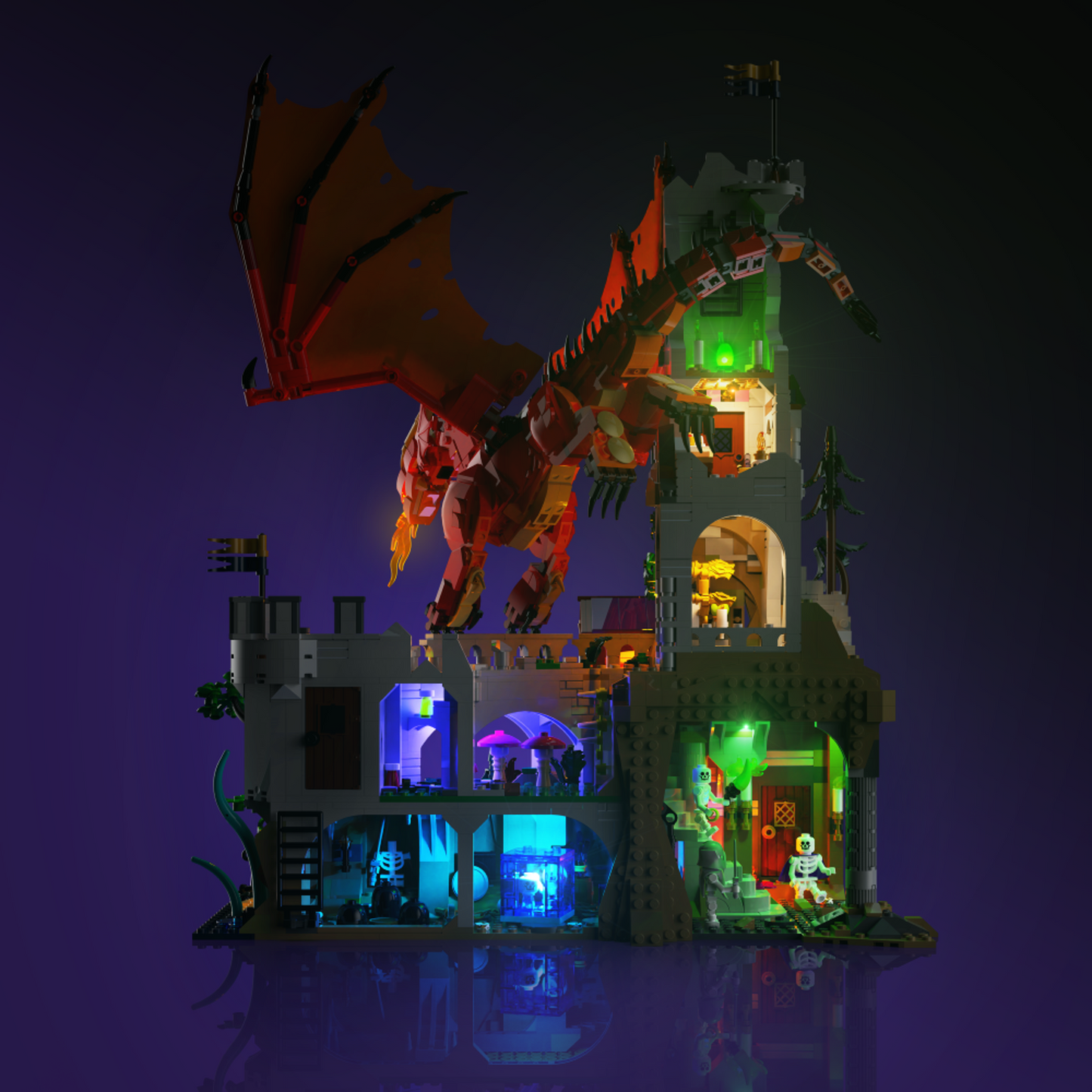 Light Kit for LEGO® Dungeons & Dragons: Red Dragon's Tale #21348