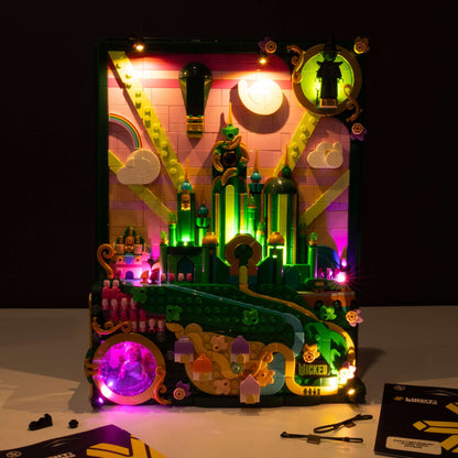 LEGO® Emerald City Wall Art #75685 DIY Light Bundle