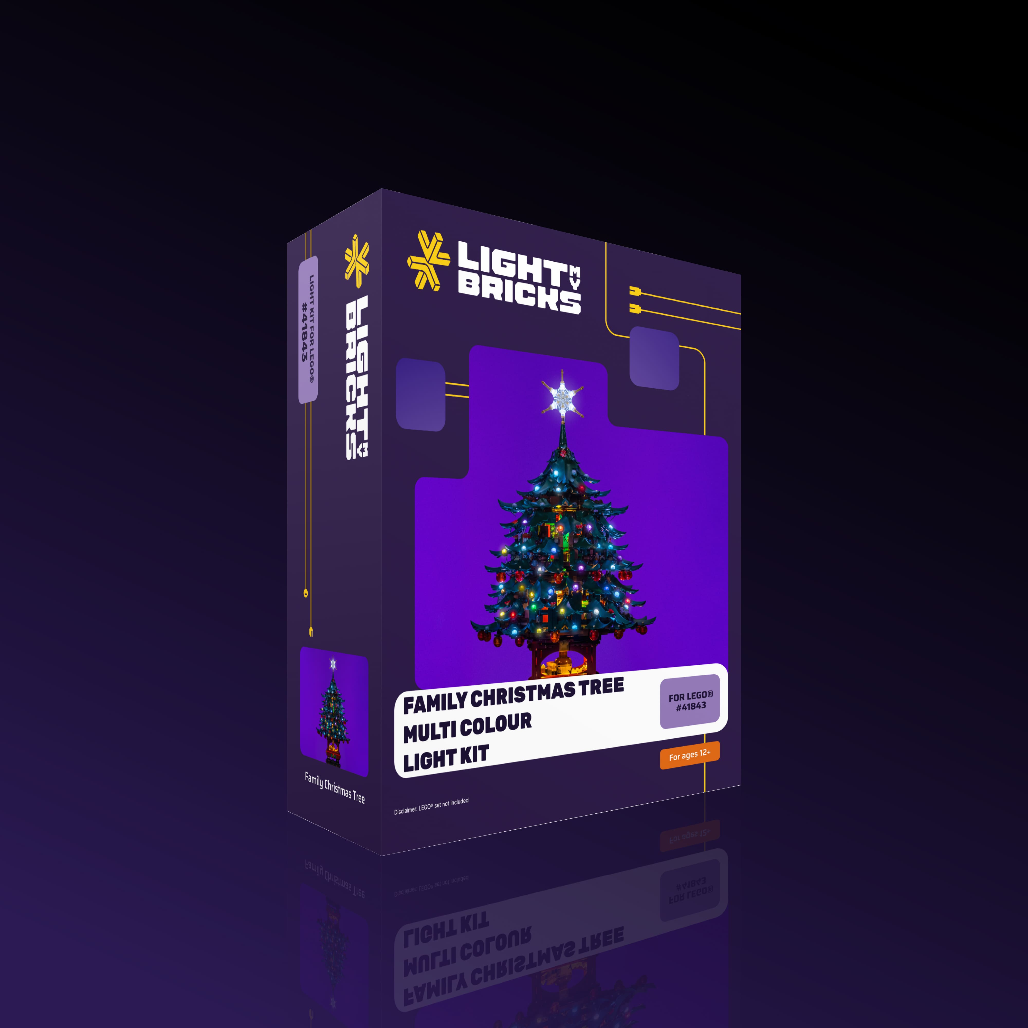 美品❗️ クリスマス ビレッジ ライトセット 17ピース ✨ Light Kit for LEGO® Family Christmas Tree Decoration #41843
