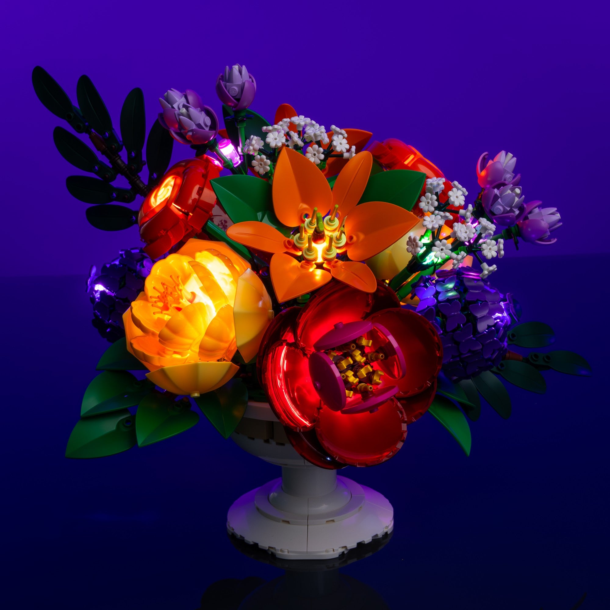 合理セット LMB 2.0 Light Kit for LEGO Flower Arrangement #10345 | Light My