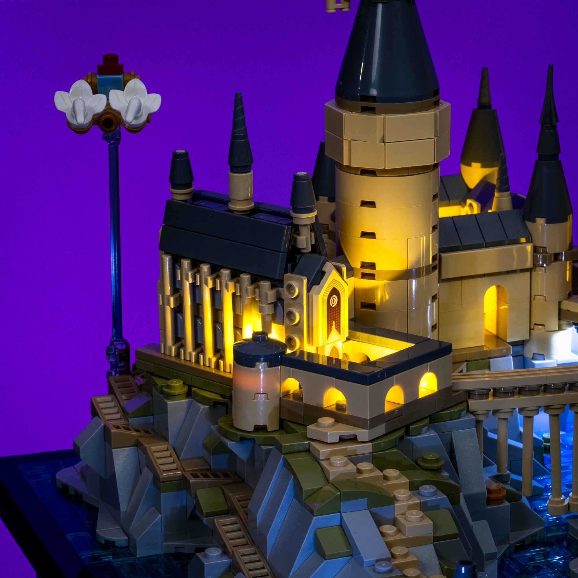 Set di luci a LED per telecomando compatibile con Lego 76419 Hogwarts Castle and Grounds (nessun modello), set di illuminazione decorativa per Hogwarts Castle and Grounds giocattoli creativi Set di luci a LED per telecomando compatibile con Lego 76419 Hogwarts Castle and Grounds (nessun modello), set di illuminazione decorativa per Hogwarts Castle and Grounds giocattoli creativi
