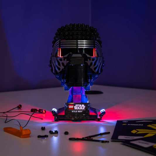 LEGO® Kylo Ren Helmet #75415 DIY Light Bundle