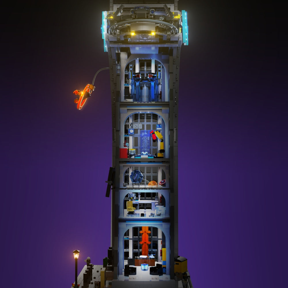LMB 2.0 Light Kit for LEGO Marvel Avengers Tower #76269 | Light My