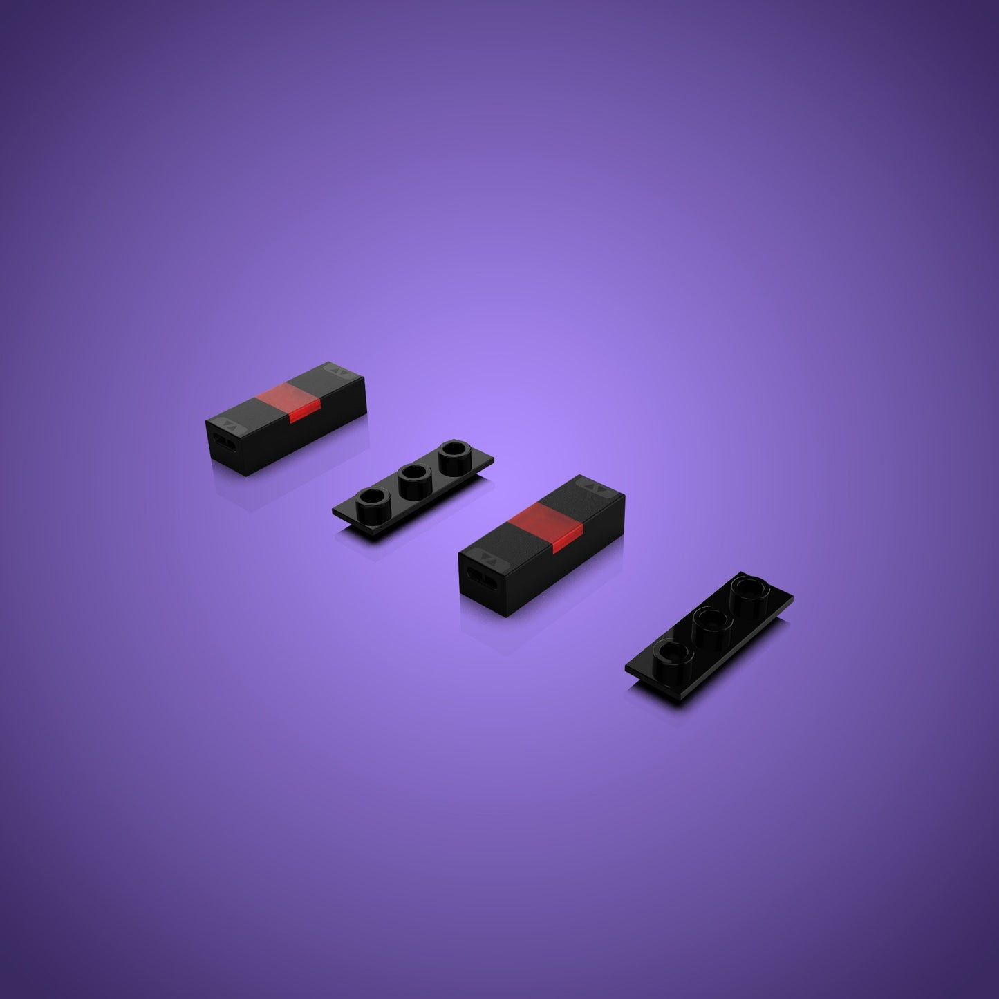 Meteor Light Micro - Red (2 Pack)