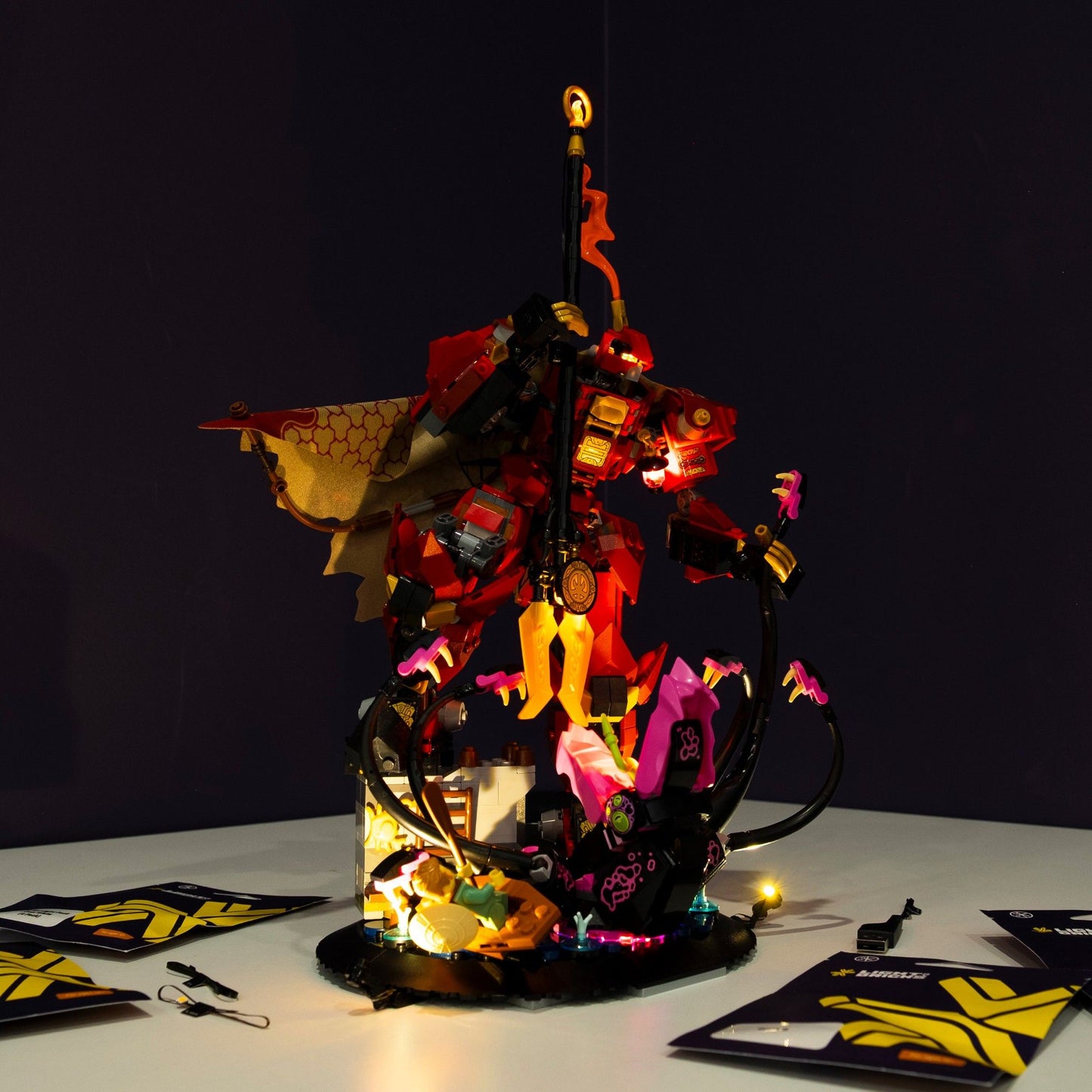 LEGO® NINJAGO The Fire Knight Mech #71846 DIY Light Bundle