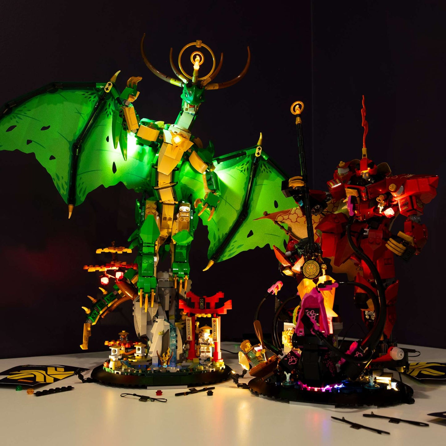 LEGO® NINJAGO The Guardian Dragon #71847 DIY Light Bundle