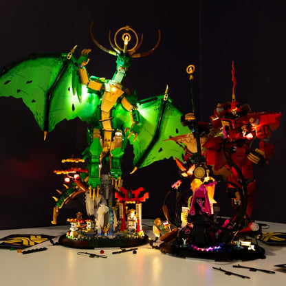 LEGO® NINJAGO The Guardian Dragon #71847 DIY Light Bundle