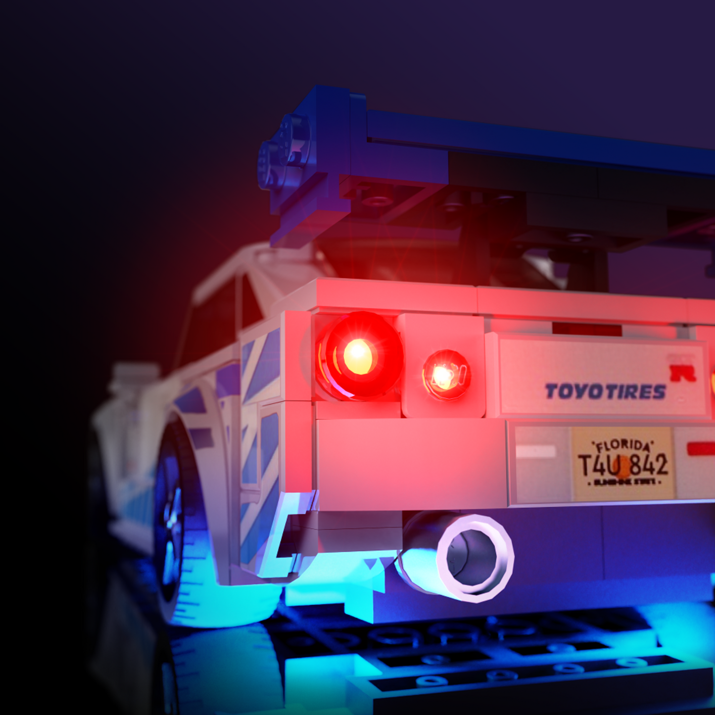 Light Kit for LEGO® Speed Champions 2 Fast 2 Furious Nissan Skyline GT-R (R34) #76917