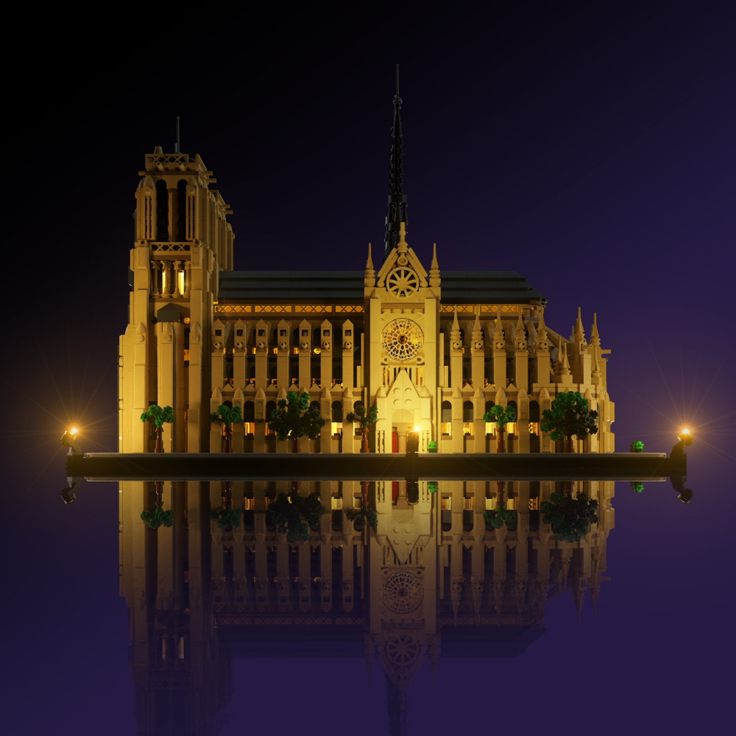 Light Kit for LEGO® Notre-Dame de Paris #21061