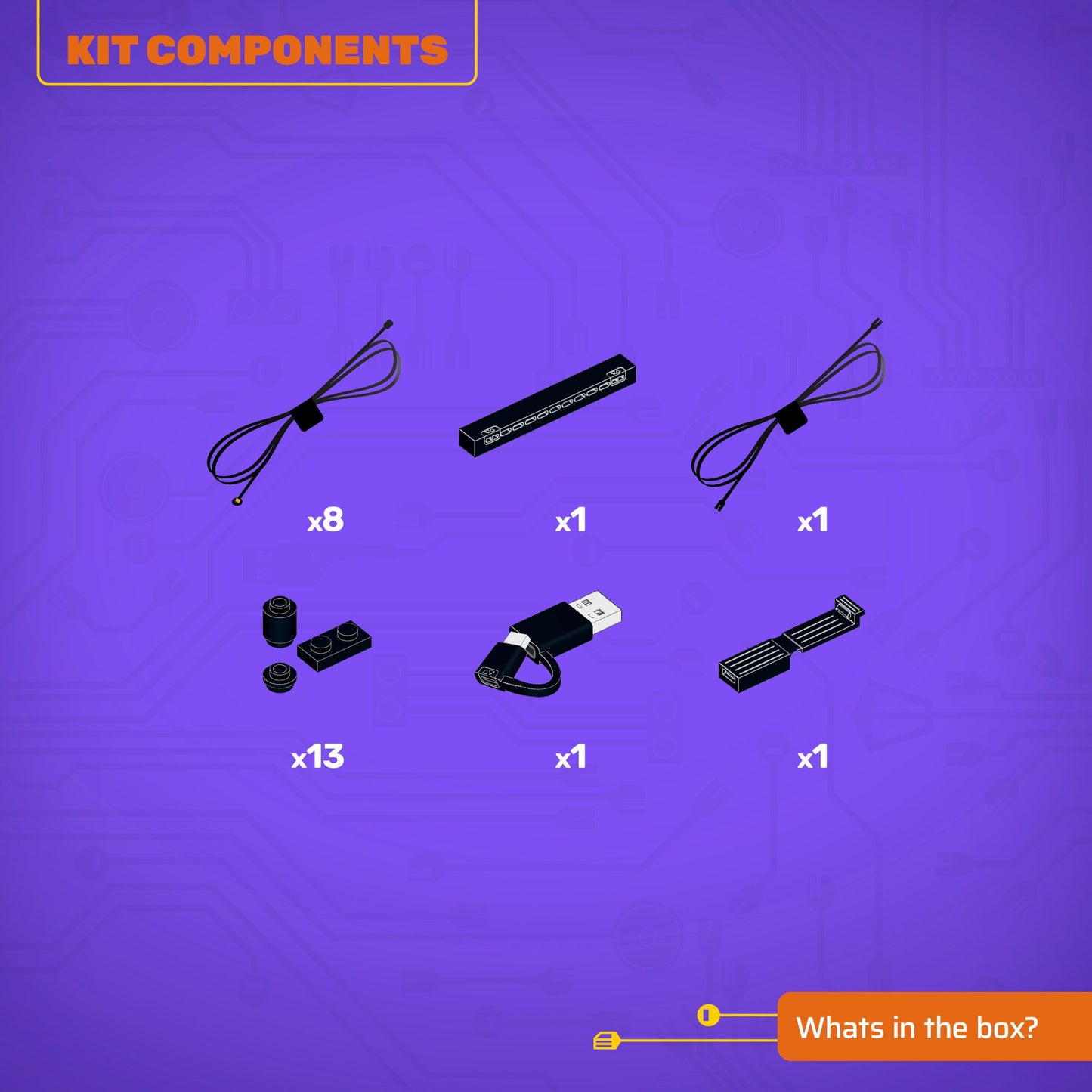 Light Kit for LEGO® Pokémon™ Kanto Region Badge Collection #40892