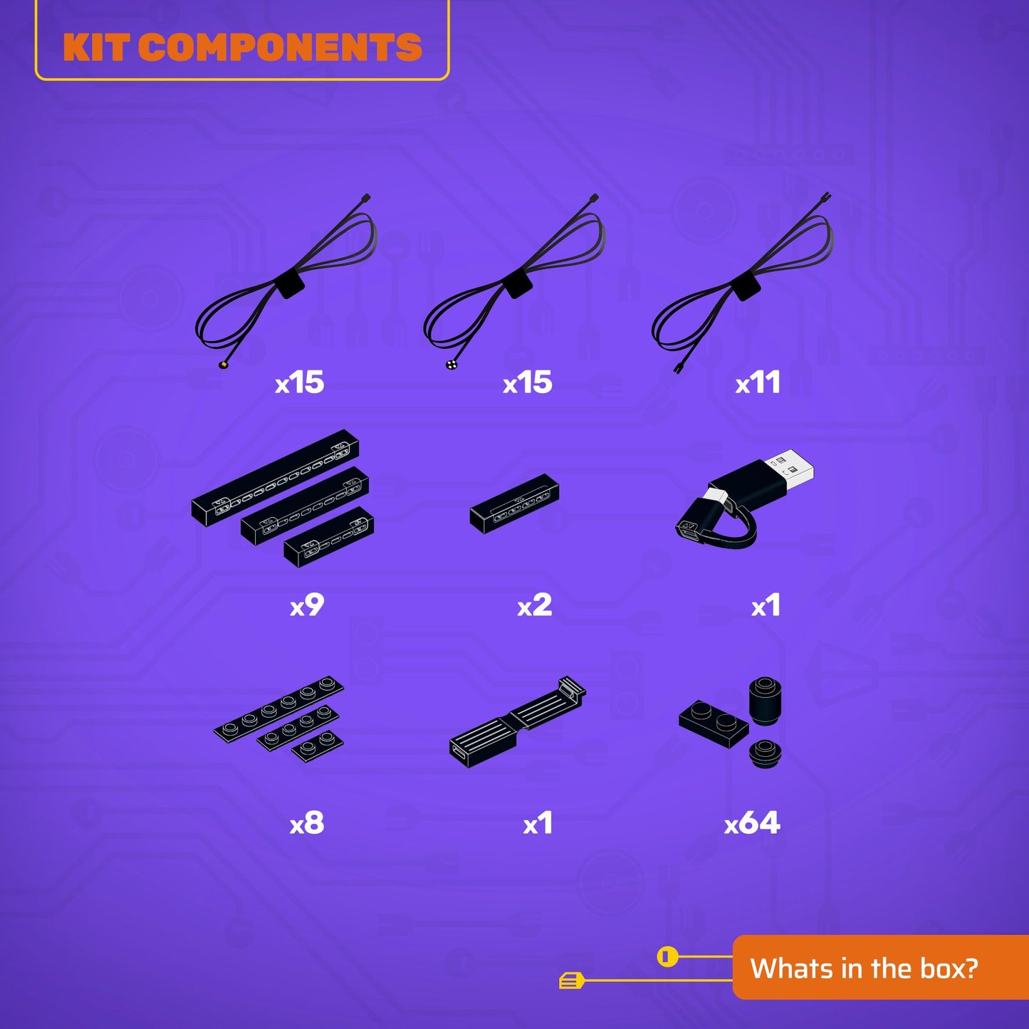 Light Kit for LEGO® Pokémon™ Venusaur, Charizard and Blastoise #72153