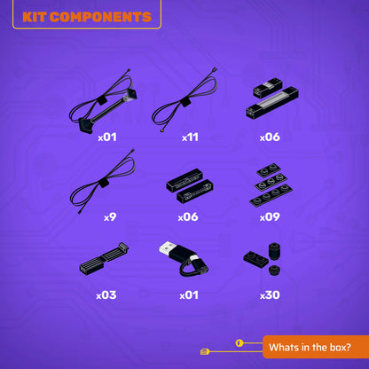 Light Kit for LEGO® Shopping Street #11371