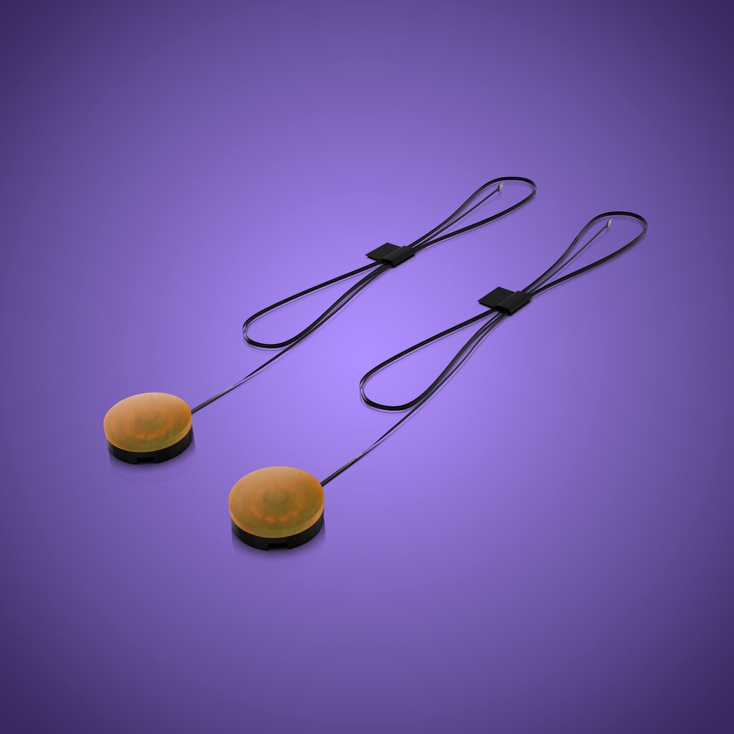 Solar Light - Orange 30cm (2 Pack)