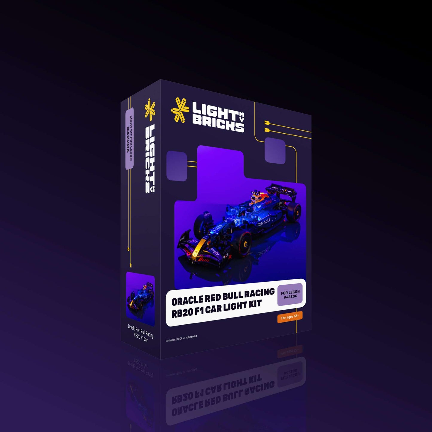Light Kit for LEGO® Oracle Red Bull Racing RB20 F1 Car #42206